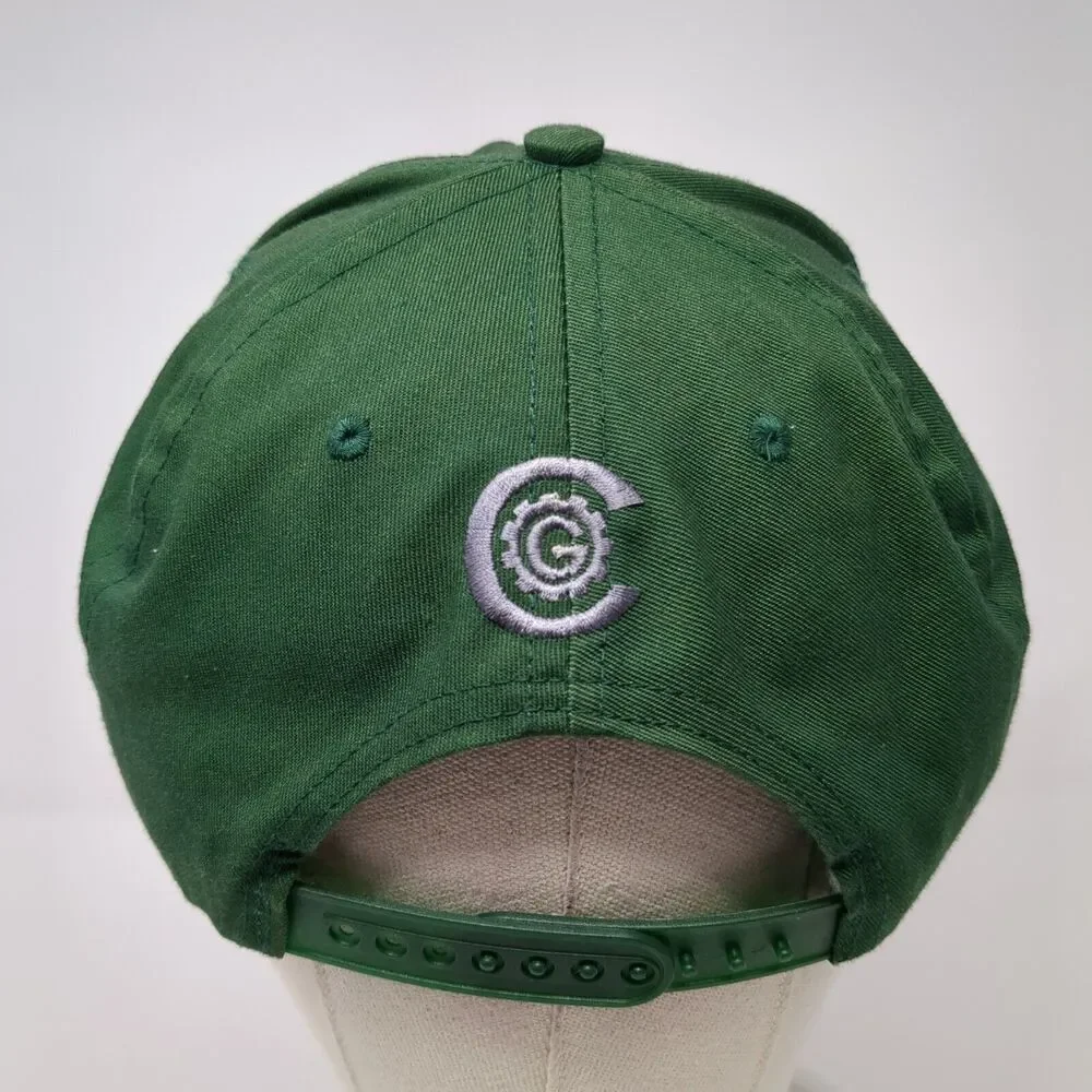 Concours Owners Group Snapback Hat Green One Size Solid Adjustable